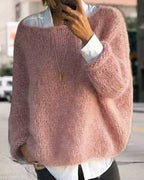 Women's Classic Off-Shoulder Knitted Sweater