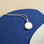 Collier pendentif cœur incrusté au milieu