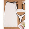 Clovis — White three-piece set