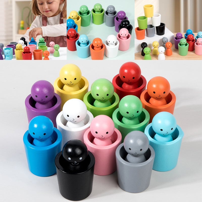 Montessori Color Sorting Cups