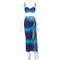 Dalida — Blue Beach Wrap Set