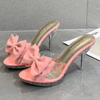 Sandales à talons hauts et nœud papillon - Chic&Shines