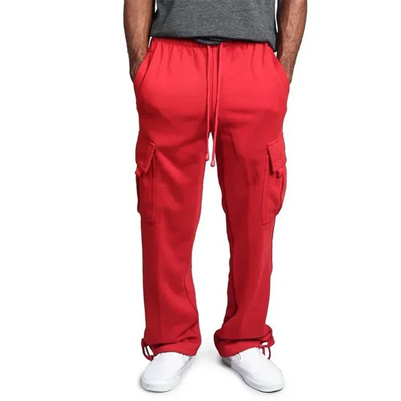 Men's Ultimate Comfort Fleece Cargo Sweatpants