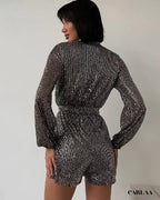 Silver playsuit