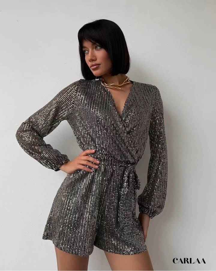 Silver playsuit