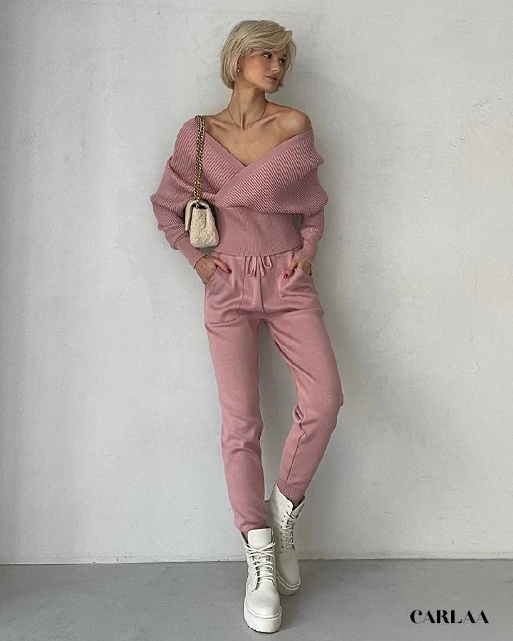 Ensemble En Coton Femme rose