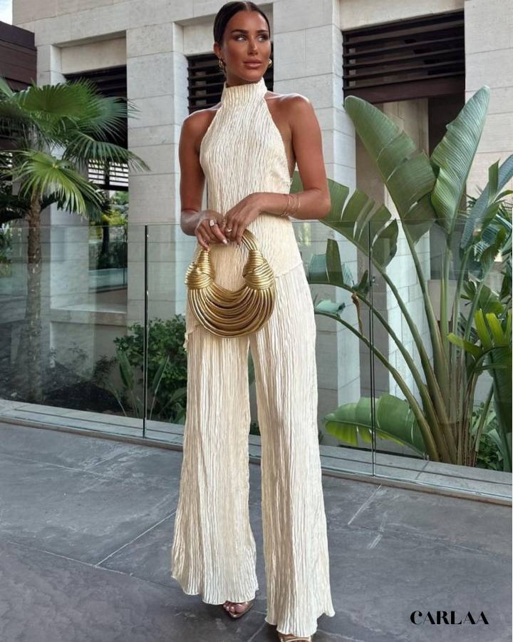 Ensemble femme plissé