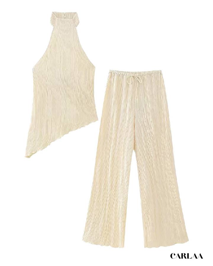 Ensemble femme plissé