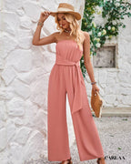 Combi pantalon epaule dénudée
