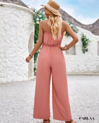 Combi pantalon epaule dénudée