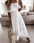 White lace dress