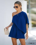Combishort bleu marine