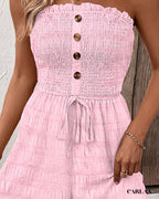 Combishort rose femme