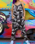 Combinaison militaire gris femme