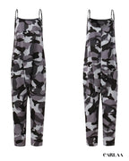Combinaison militaire gris femme