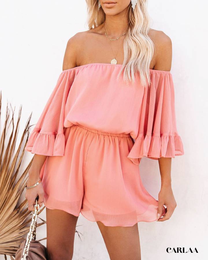 Combinaison Barboteuse Femme rose