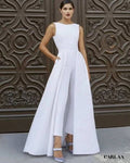 Satin wedding jumpsuit