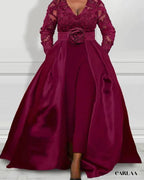 Plus size wedding jumpsuit