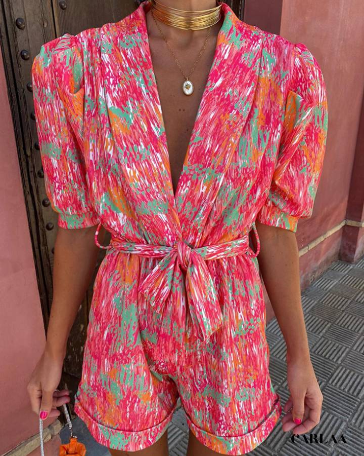 Combishort multicolore