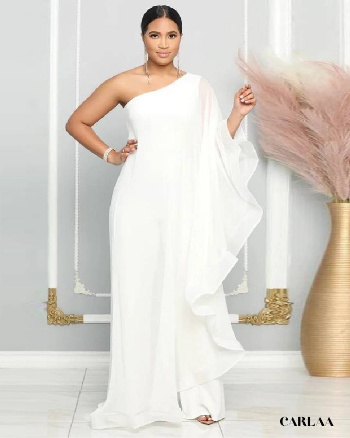 Combinaison ample mariage