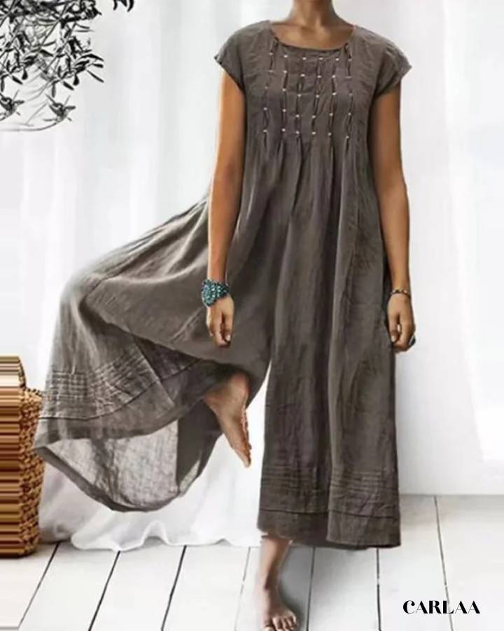 Combinaison femme fluide chic