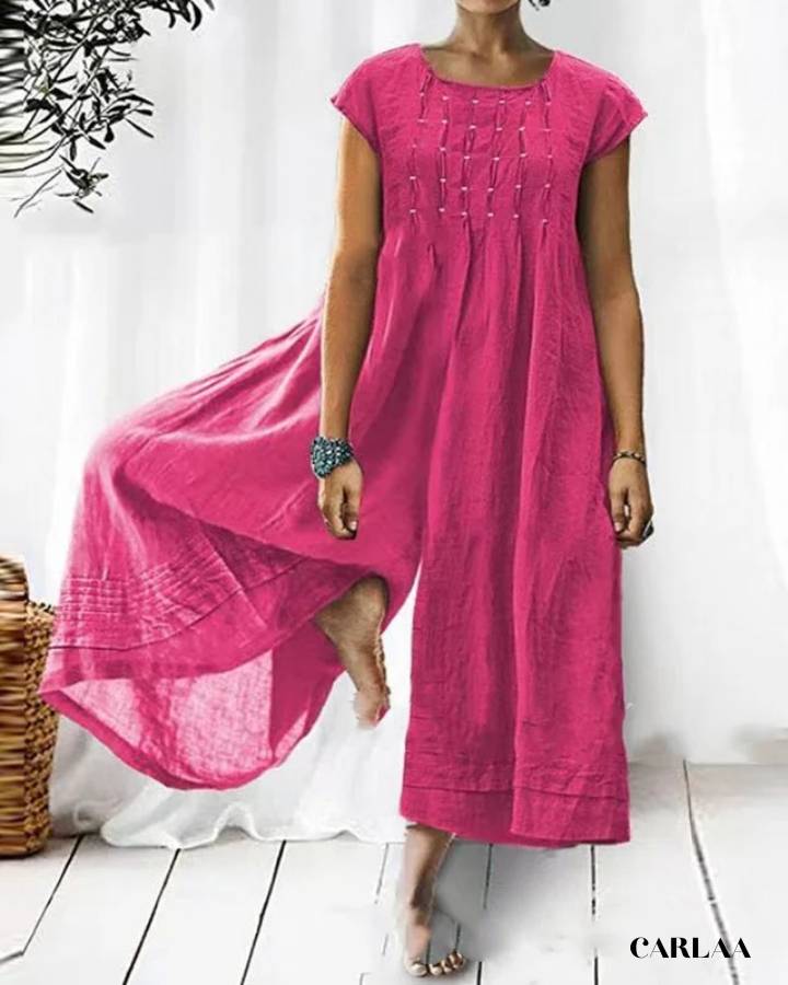 Combinaison femme fluide chic