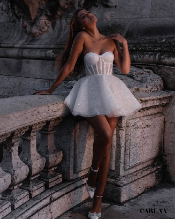 Short sequined dress