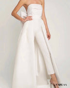 Combinaison robe de mariée pantalon