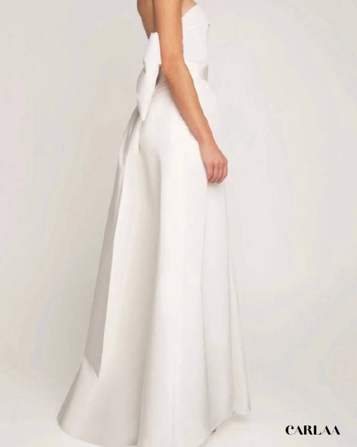 Combinaison robe de mariée pantalon