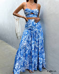 Ensemble jupe longue et haut chic