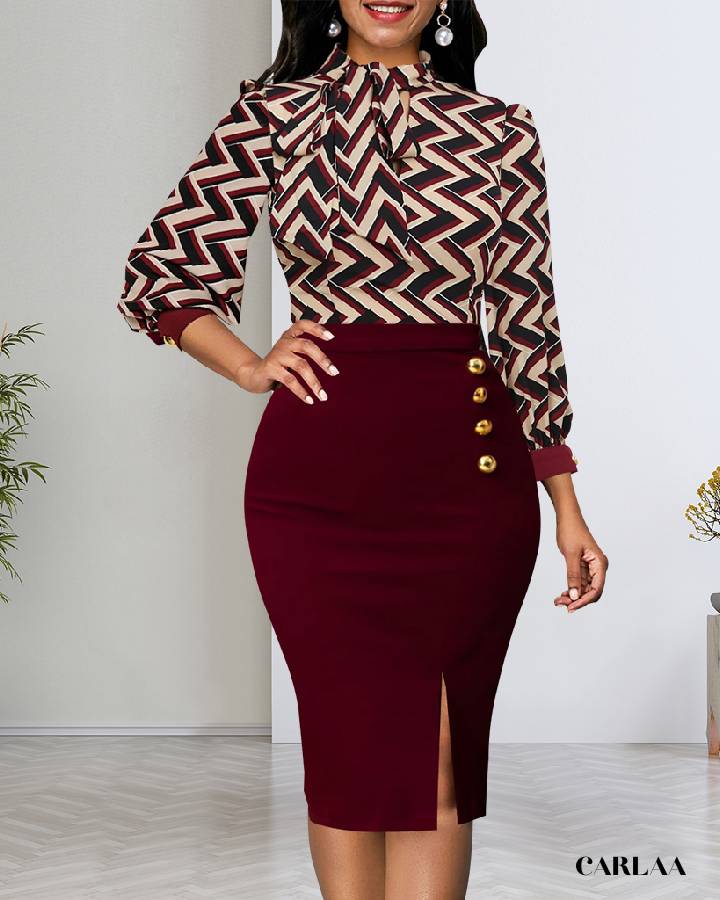Elegant and chic dress