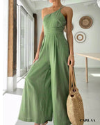 Combinaison pantalon fluide chic