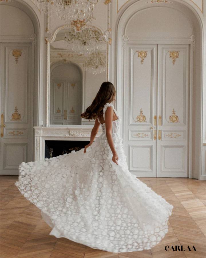 Robe longue blanche femme