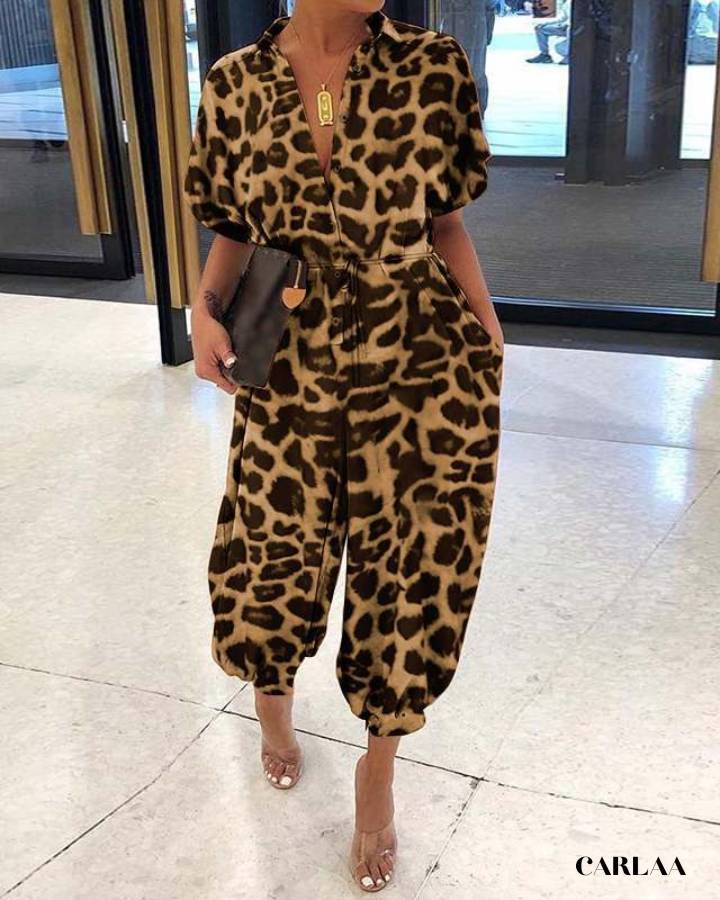 Leopard Jumpsuit for Women