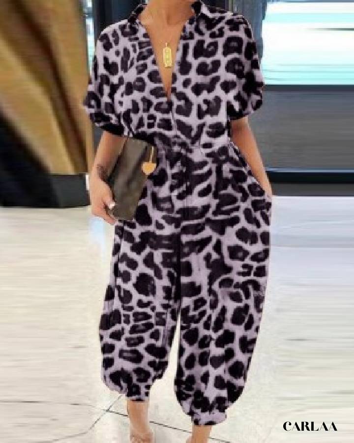 Leopard Jumpsuit for Women
