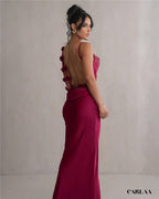Robe dos nu femme