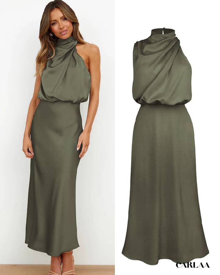 Satin Bridesmaid Dress