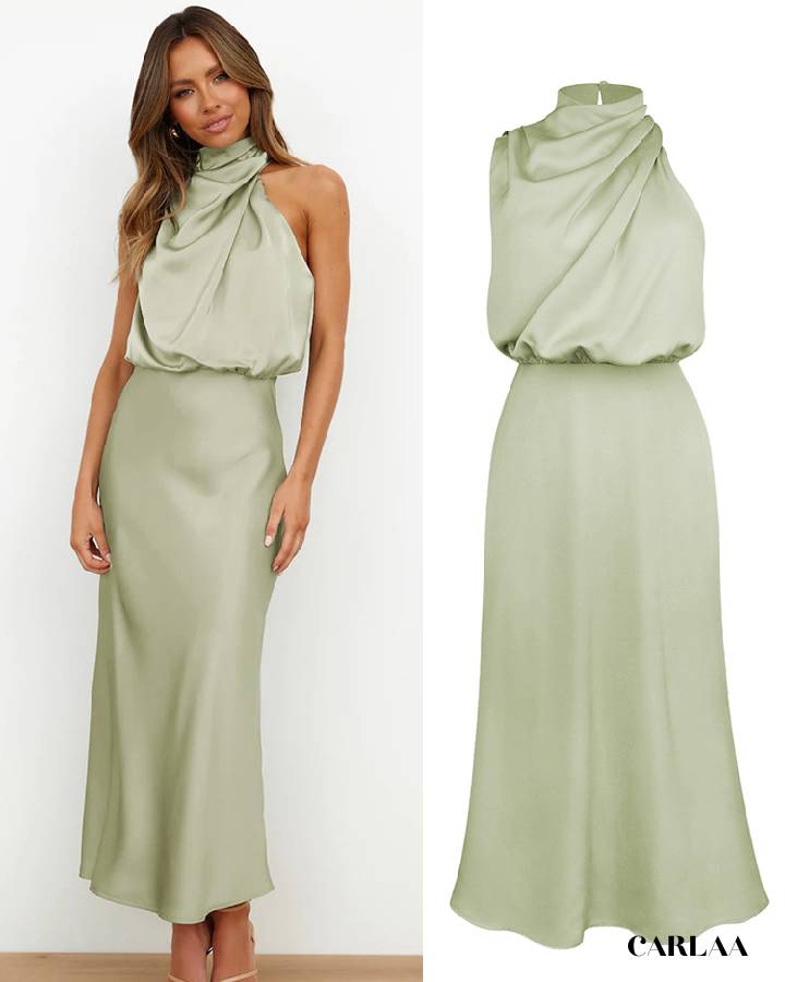 Satin Bridesmaid Dress