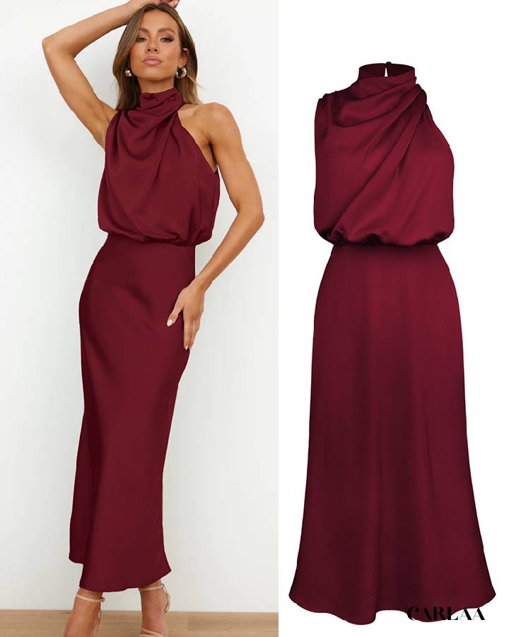 Satin Bridesmaid Dress