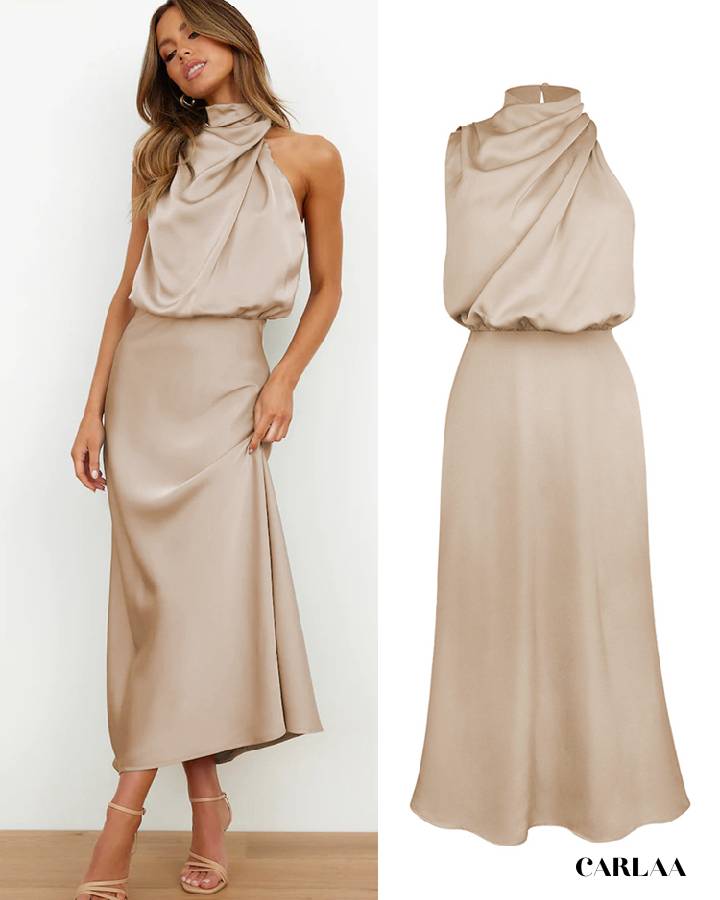 Satin Bridesmaid Dress