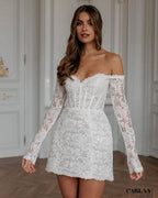 Robe dentelle chic pour mariage