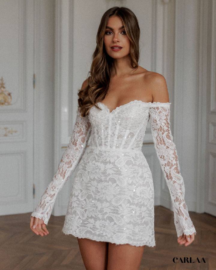 Robe dentelle chic pour mariage
