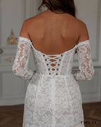 Robe dentelle chic pour mariage