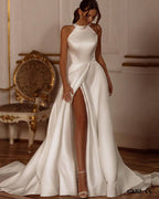 Robe en satin mariage