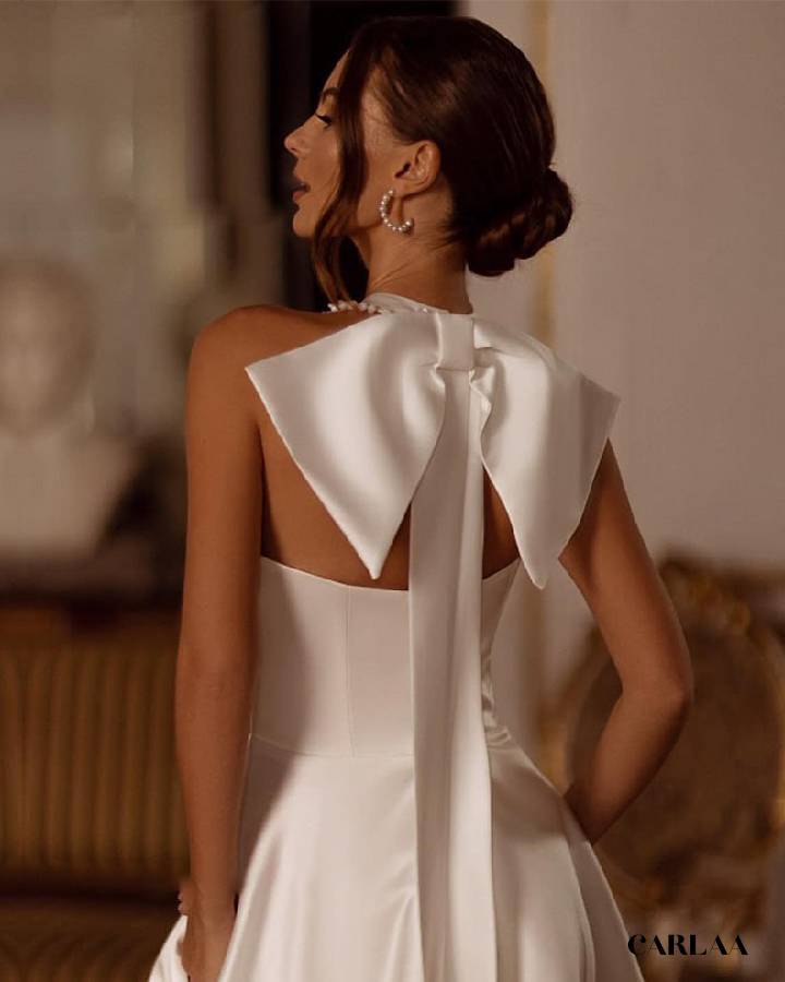 Robe en satin mariage