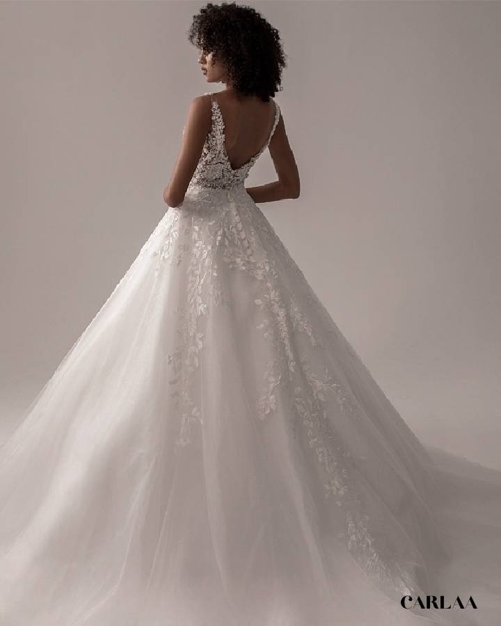 Robe de mariée dentelle dos nu