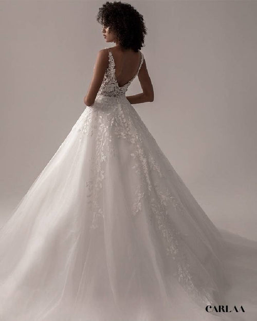 Robe de mariée dentelle dos nu