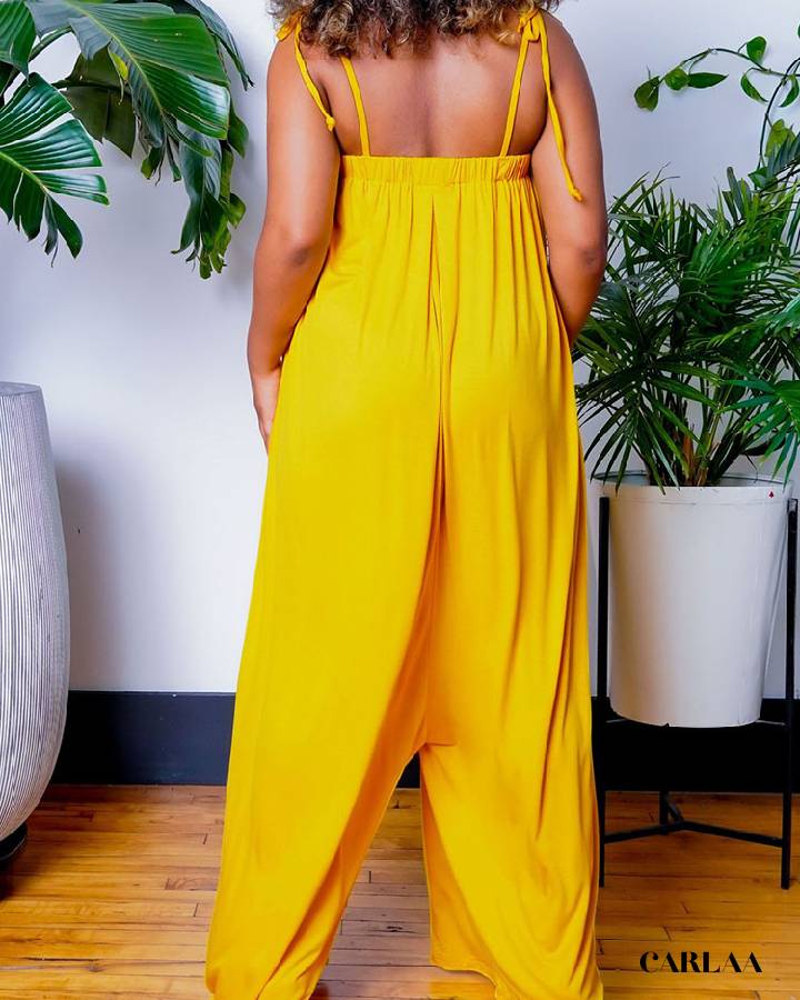 Women's wide-leg jumpsuit