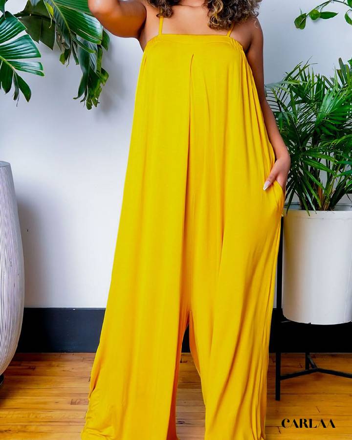 Women's wide-leg jumpsuit