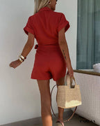 Combinaison short été femme